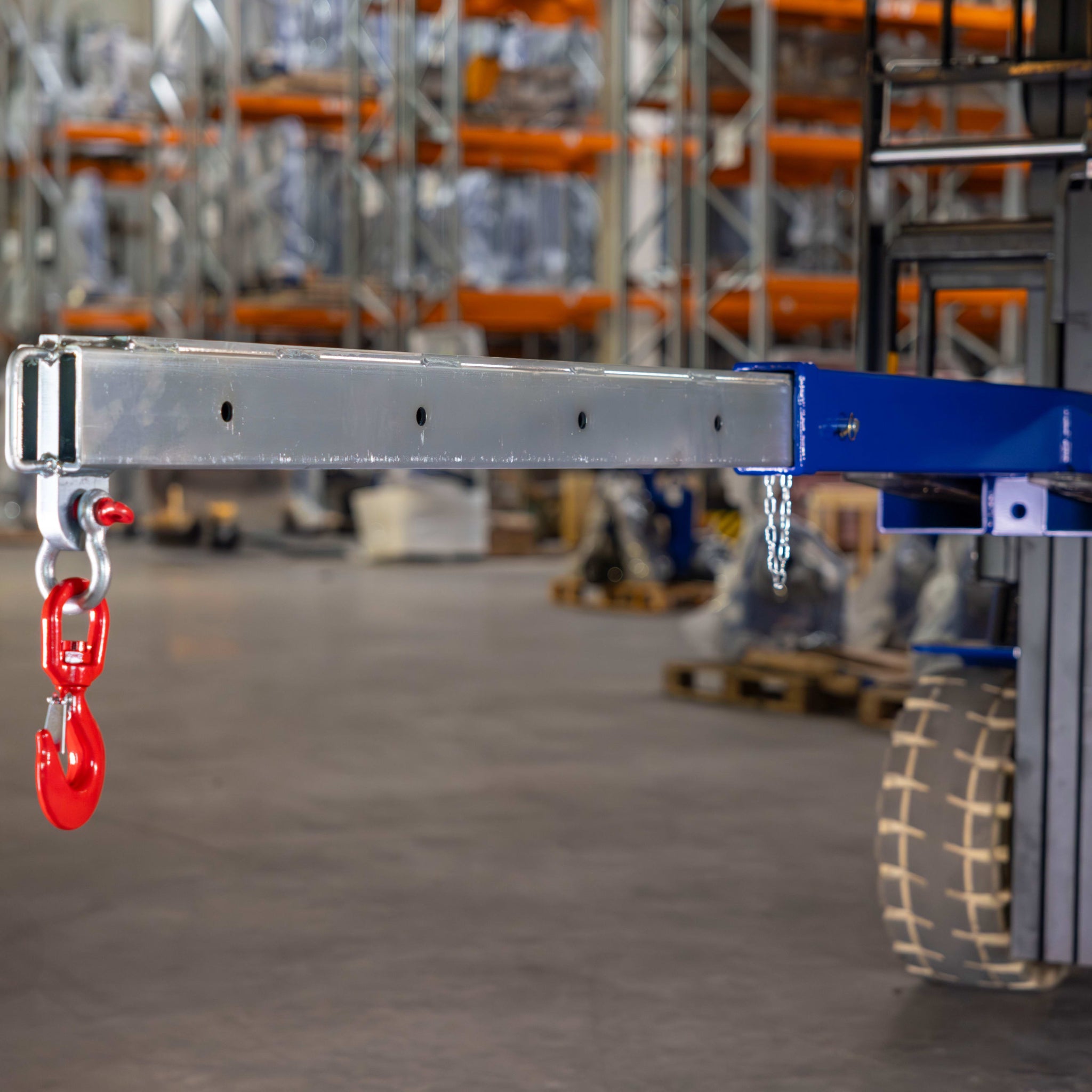 Extendable Forklift JIB-M Arm with 3465 mm