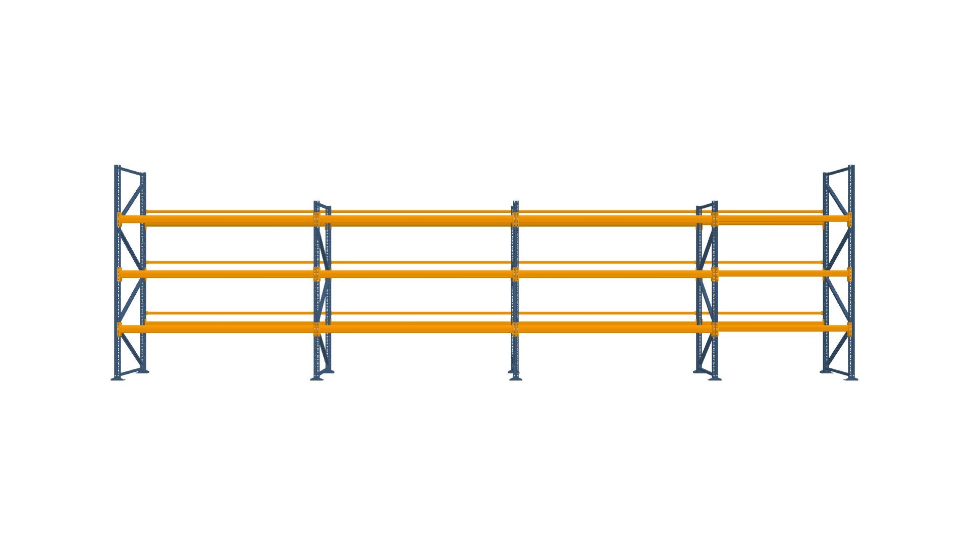 Konfiguration vom 31.10.2025 - 10.43 m x 2.50 m für 44 Paletten mit 700 kg
