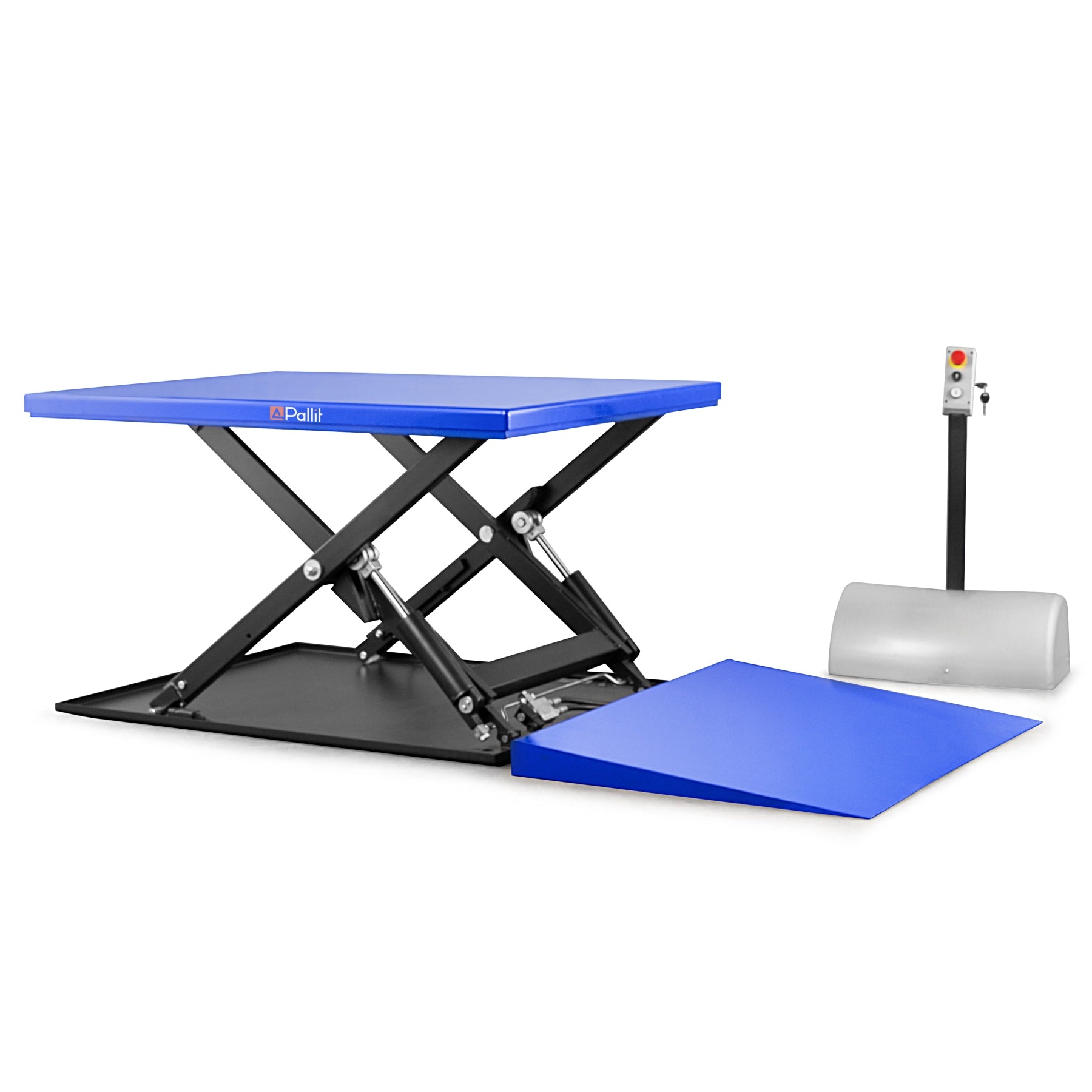 Low-Profile Scissor Lift TABLE-LOW with Ramp