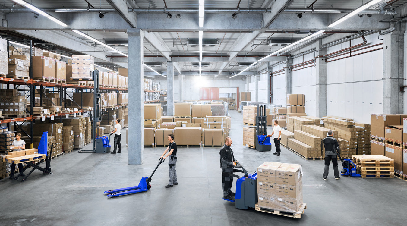 Pallit Hubwagen im Warehouse