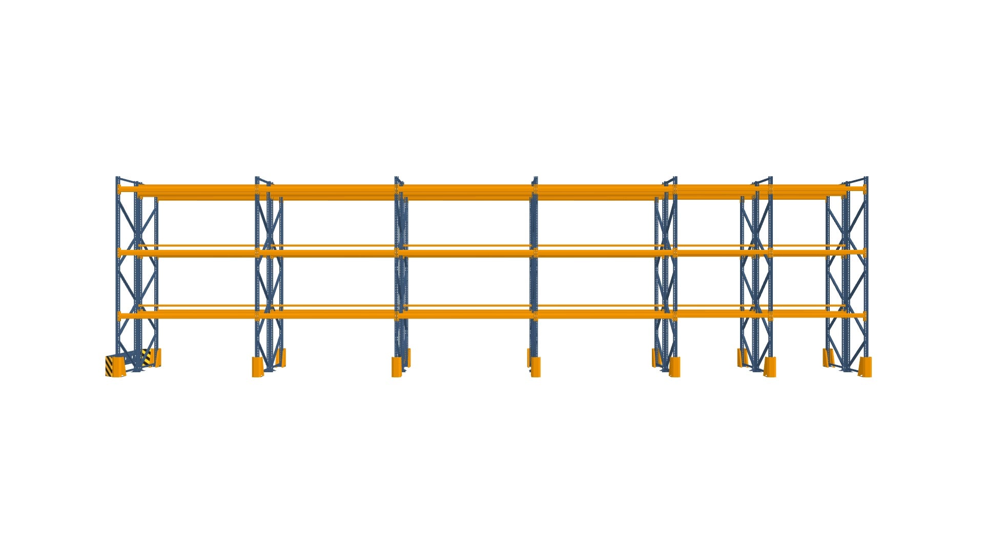 Konfiguration vom 13.11.2025 - 15.31 m x 4.00 m für 128 Paletten mit 700 kg