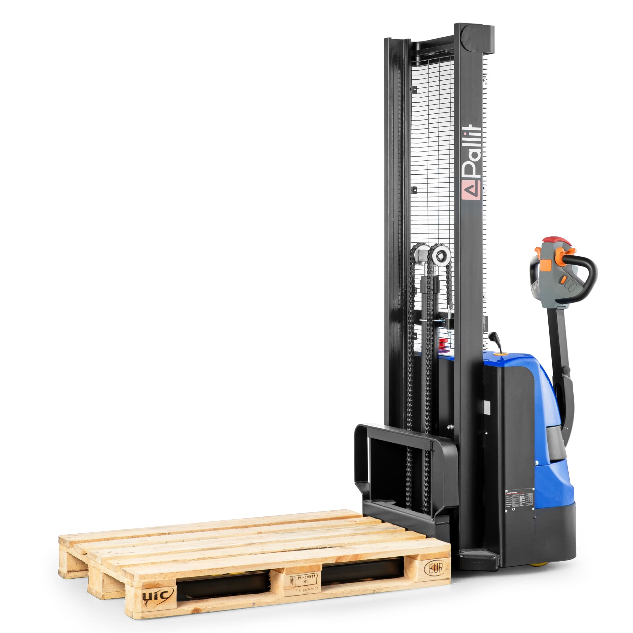 Electric Pallet Stacker BUDGET-XS for 1.6 m