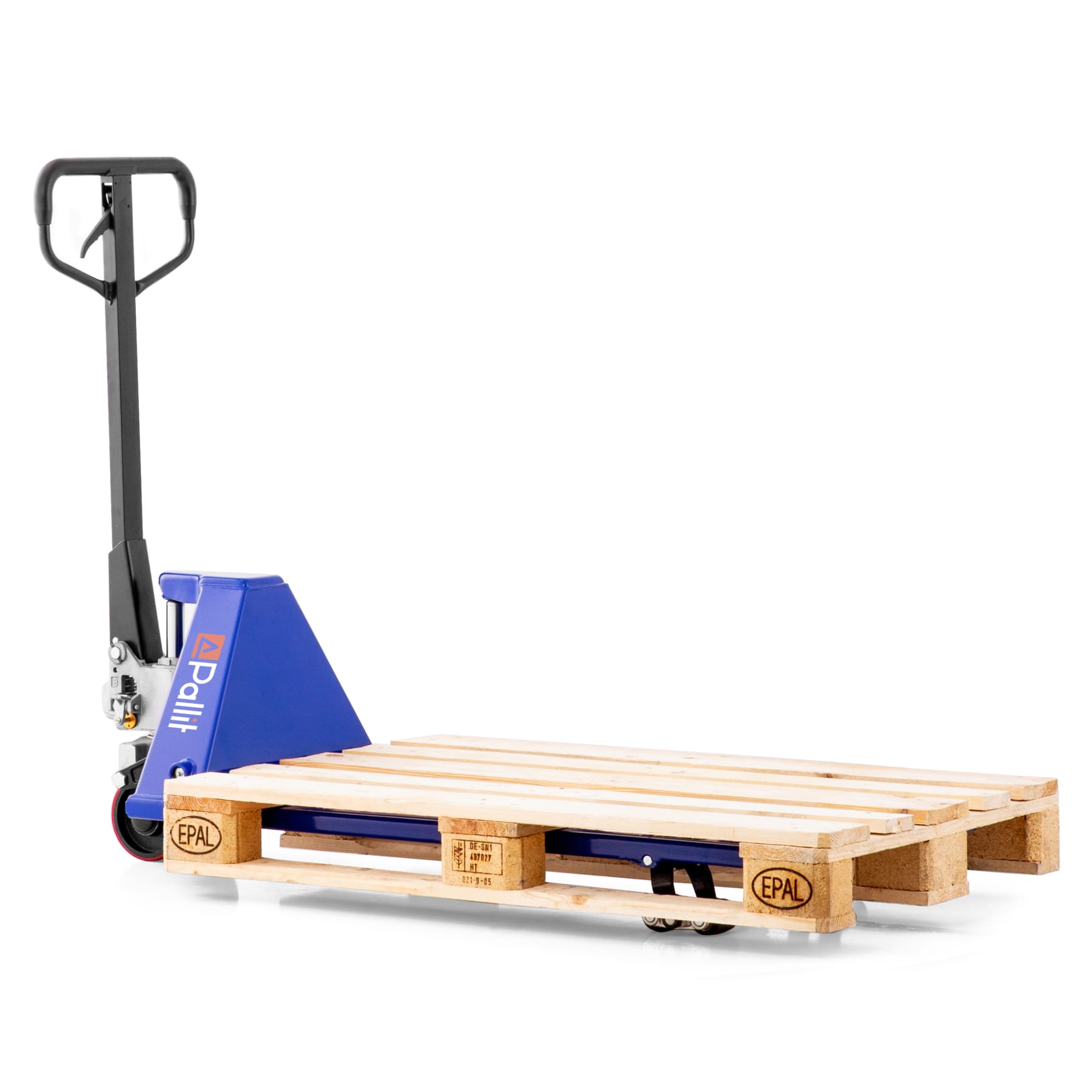 Pallet Truck LOW-S with flat 52 mm forks