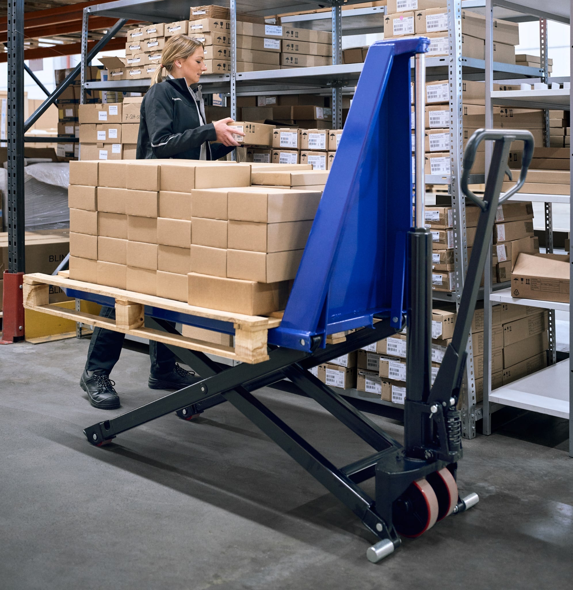 High Lift Hand Pallet Truck ZAC