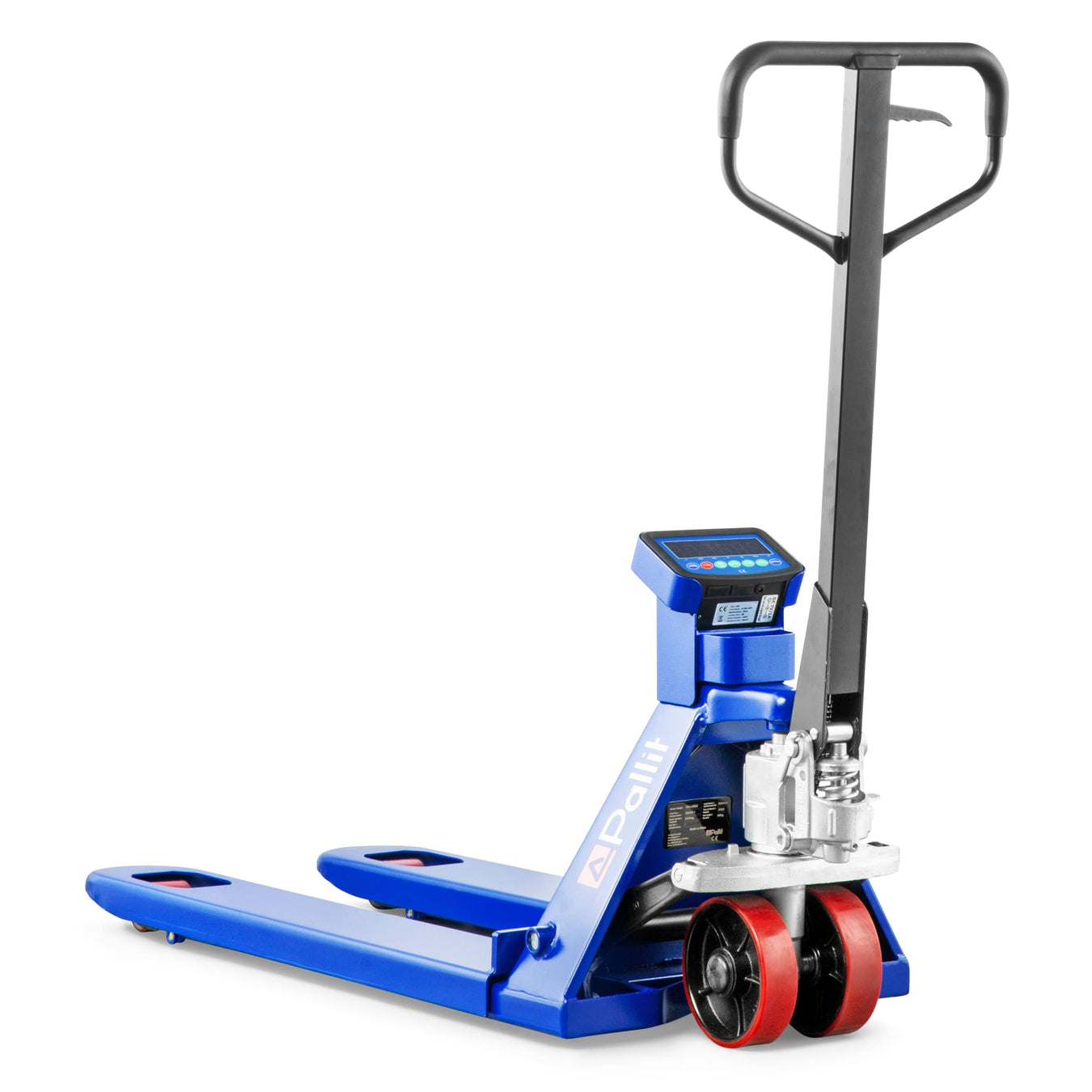 Weighing scale pallet trucks