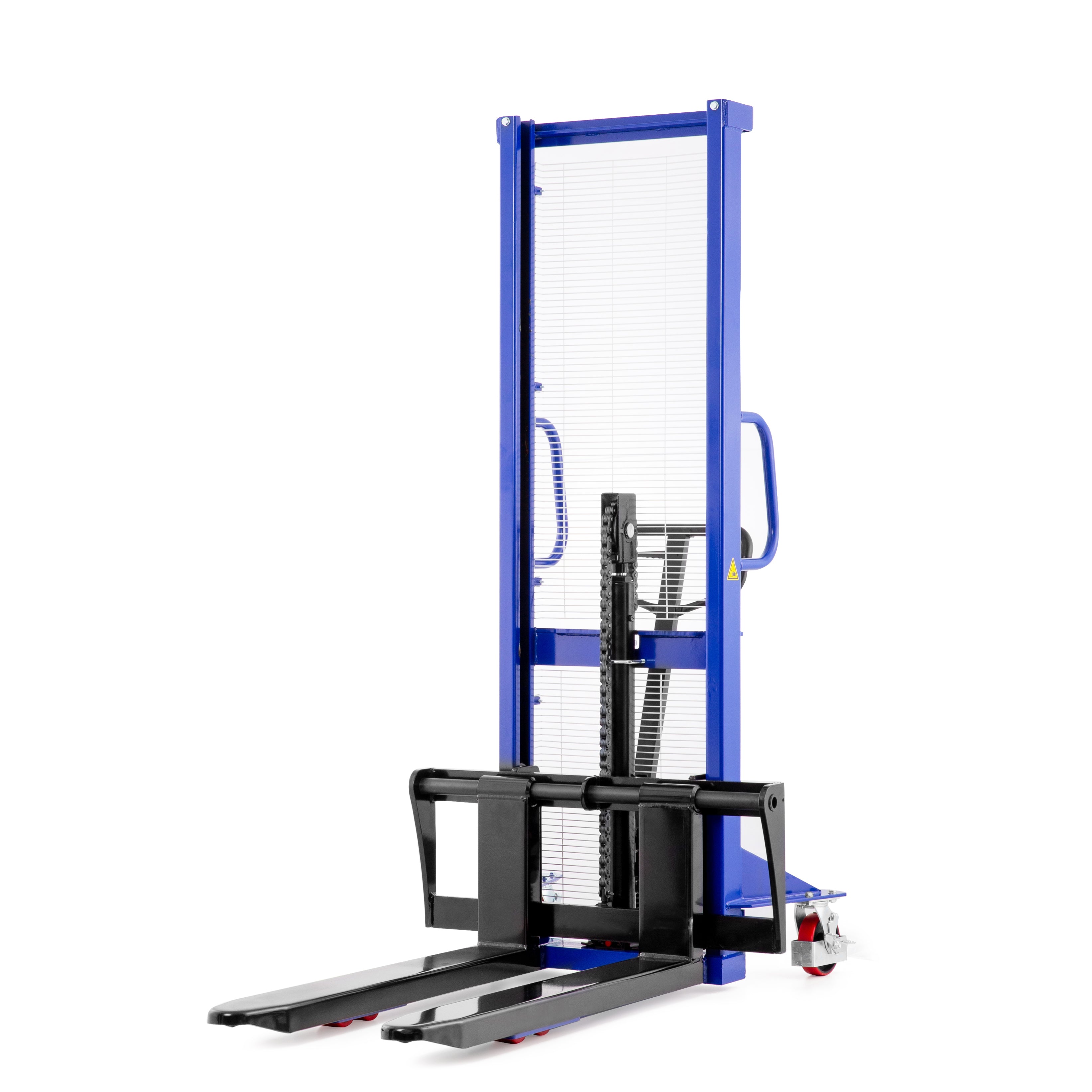 manual stacker with adjustable forks 1000kg 3