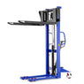 manual stacker with adjustable forks 1000kg 1