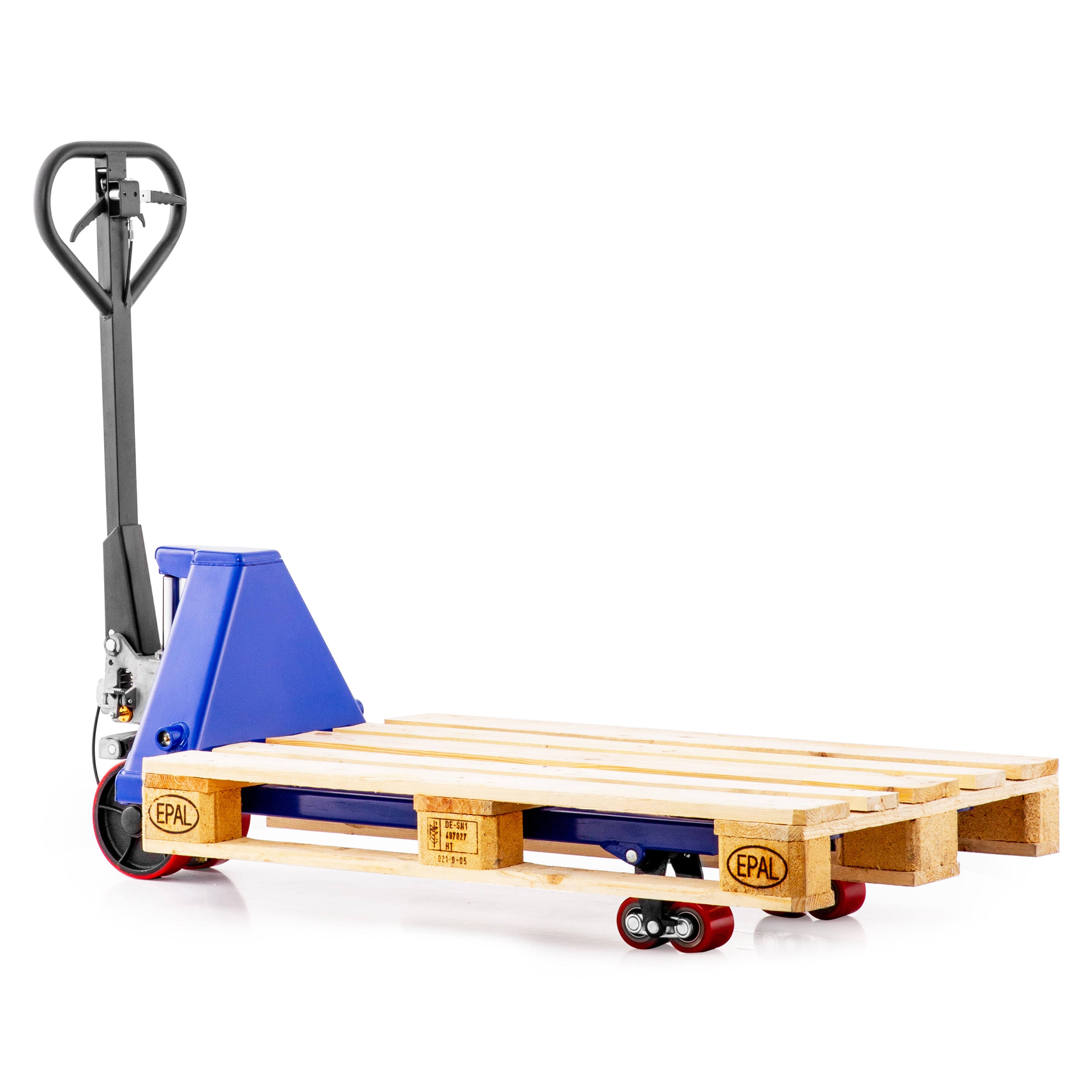 manual pallet truck with handbrake image 3